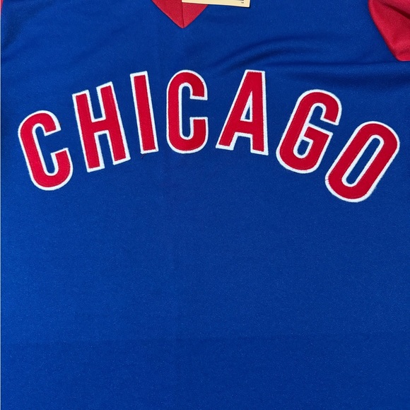 Vintage NWT CoopersTown Collection Cubs Jersey Mens Medium Chicago MLB USA Made - Picture 2 of 10
